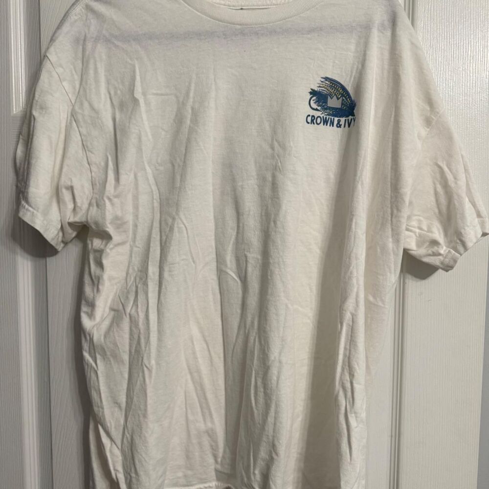 Crown-ivy Men's White T-shirt
